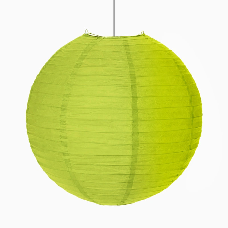 Lámpara Esfera Papel Mediana Ø35 cm Verde Lima