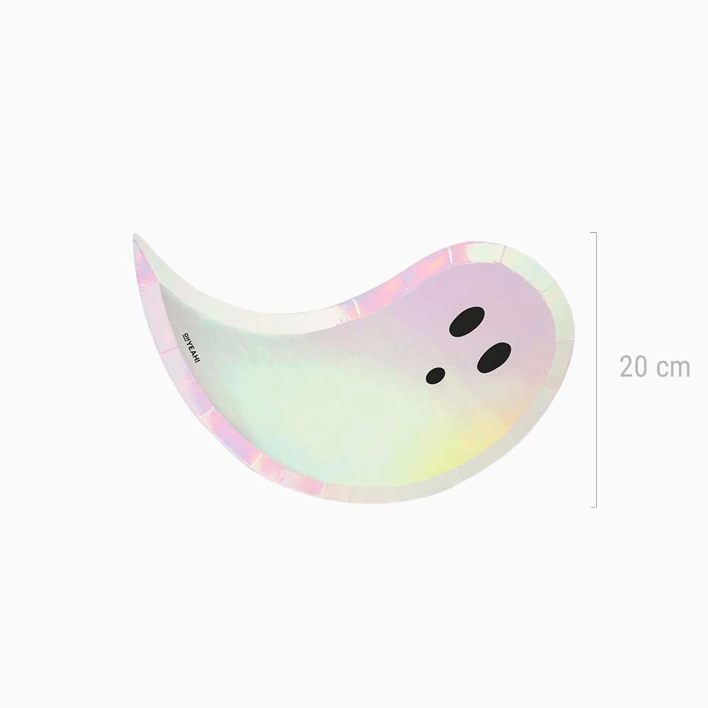Plato Fantasma Truco o Trato Halloween