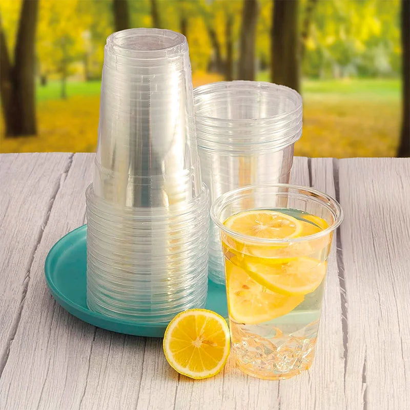 Vaso Irrompible Plástico PP 400cc Reutilizable Transparente 1000 Uds