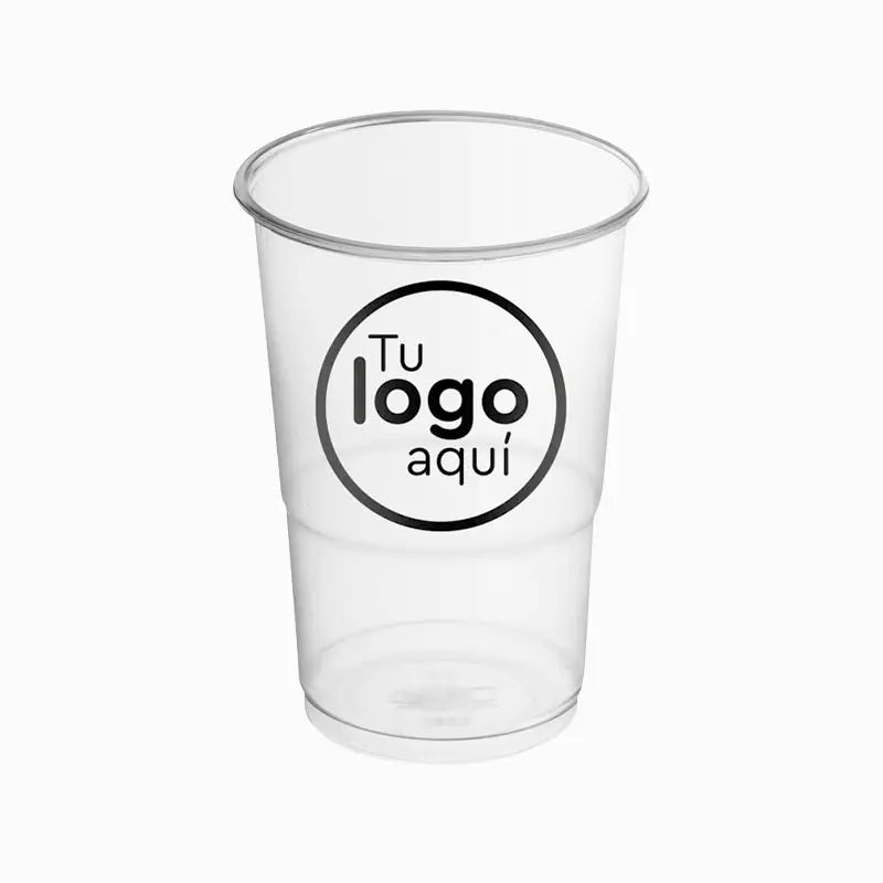 Vaso Irrompible Plástico PP Transparente 500cc PERSONALIZADO