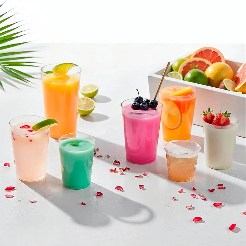 Vaso Cocktail Plástico Reutilizable PP 400cc Transparente 480 uds