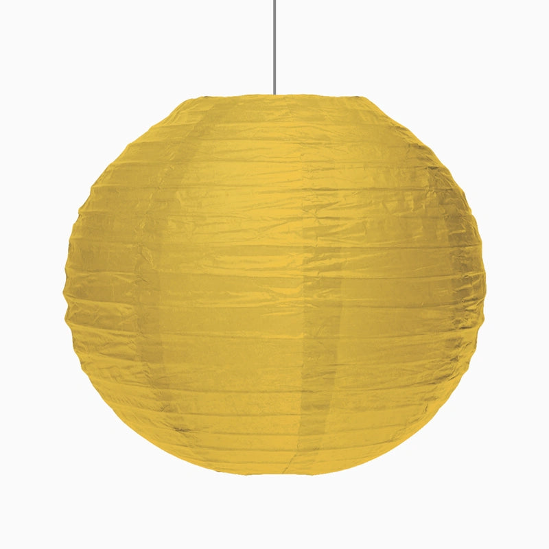 Lámpara Esfera Papel Mediana Ø35 cm Oro