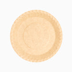 Plato Llano Redondo Cartón Biodegradable Ø 23 cm Kraft (10 uds)