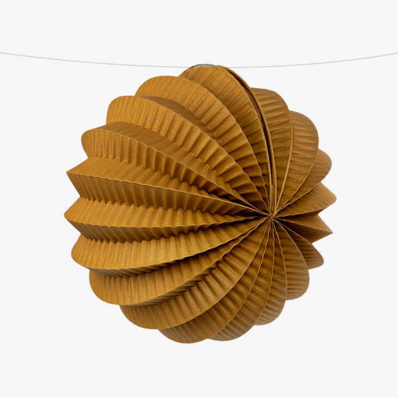 Farolillos Papel Redondo Feria Ø 21.5 cm Ocre (12 uds)