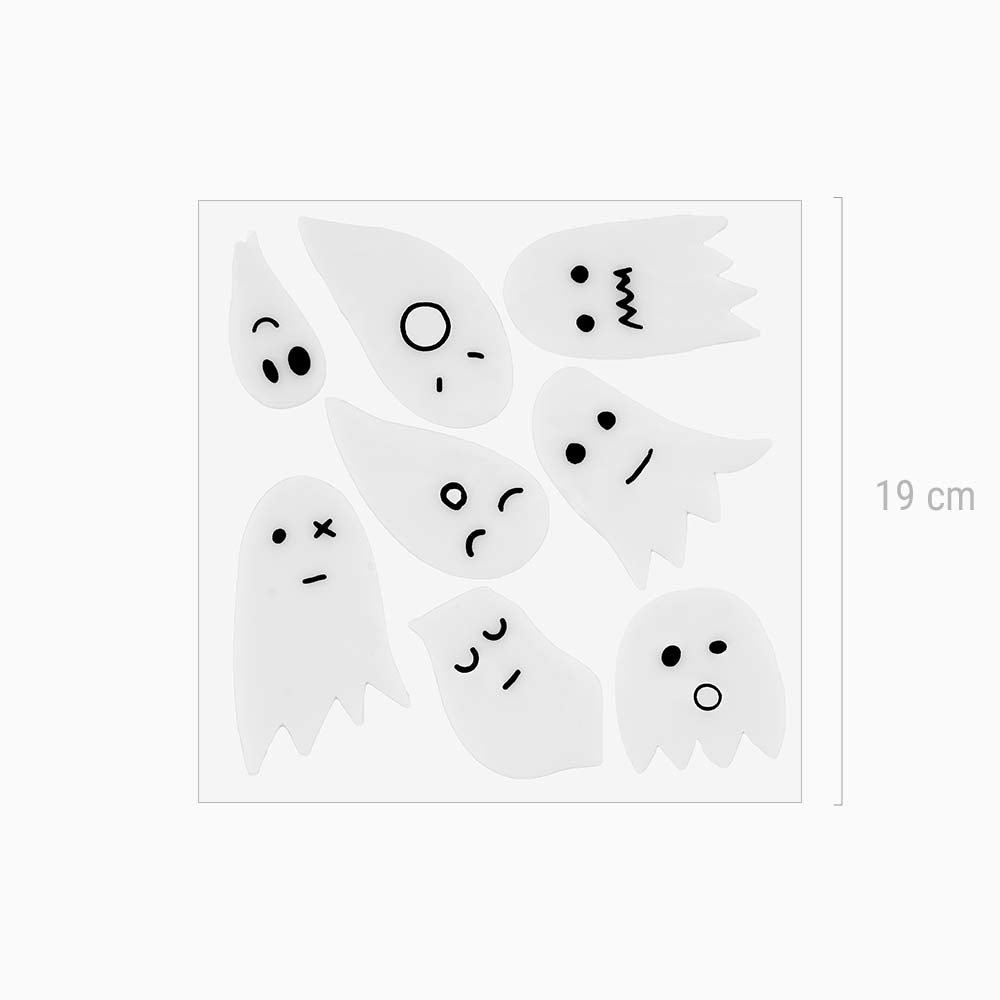 Pegatinas Gel Fantasma Halloween