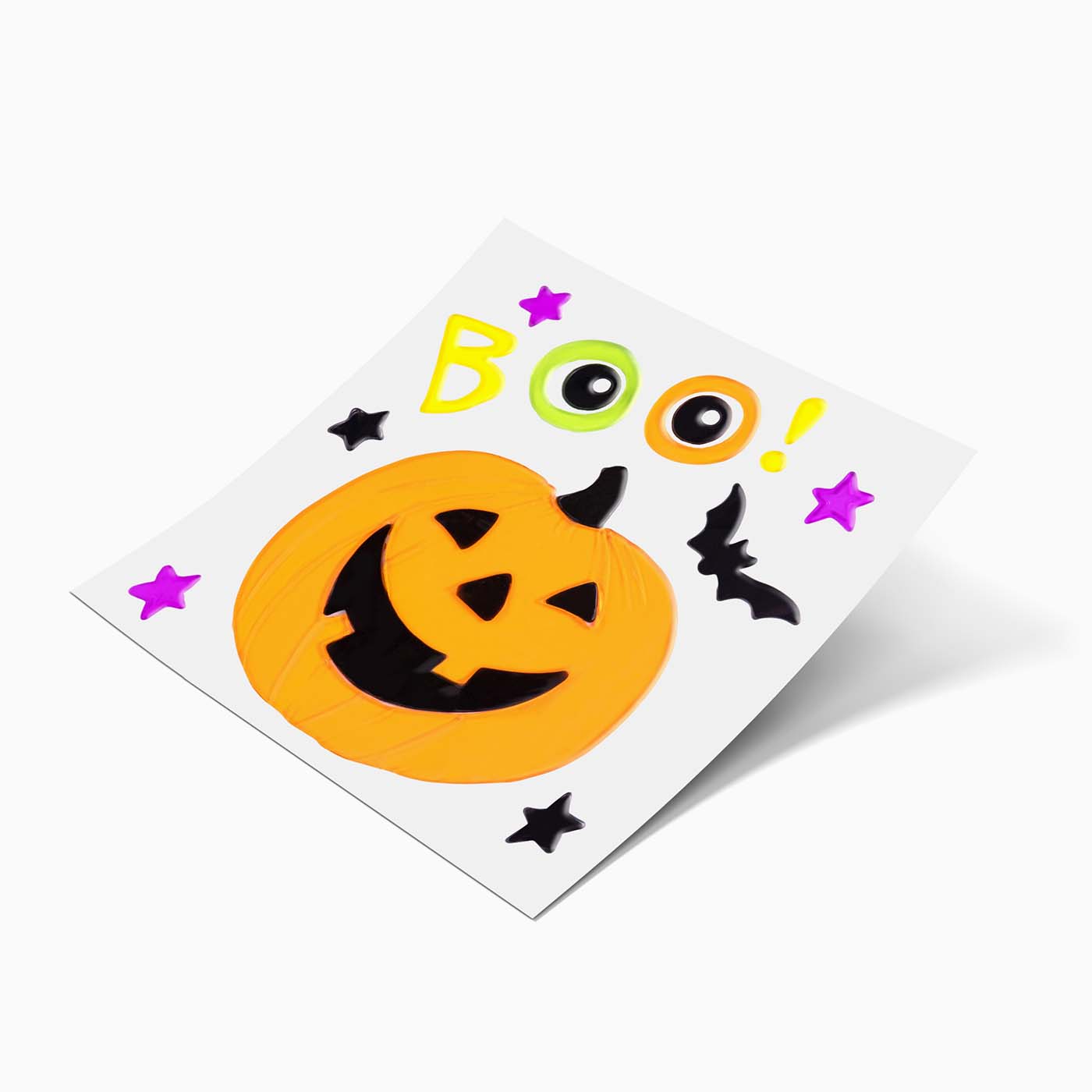 Pegatina Gel Calabaza Halloween