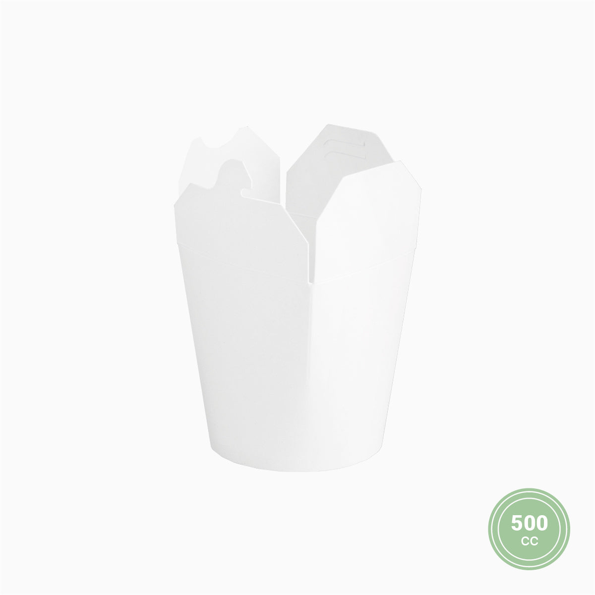 Caja Wok Pequeña 500 ml Blanco - Take Away (500 uds)