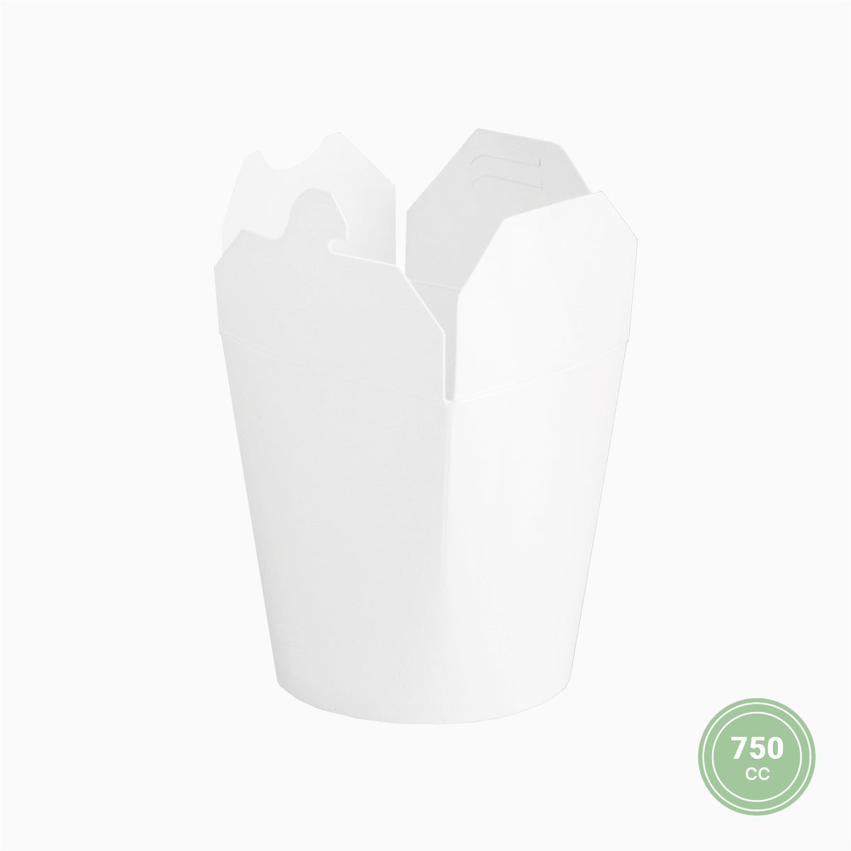 Caja Wok Mediana 750 ml Blanco - Take Away (500 uds)