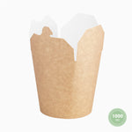 Caja Wok Grande 1000 ml Kraft - Take Away (500 uds)
