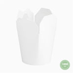 Caja Wok Grande 1000 ml Blanco - Take Away (500 uds)
