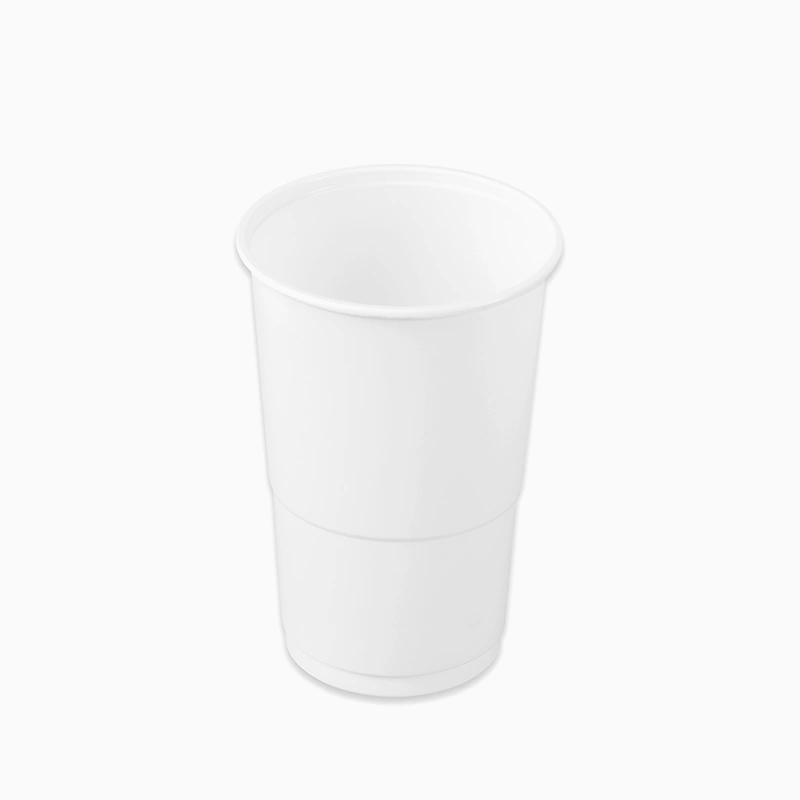 Vaso Plástico PP Irrompible 300 cc Blanco (1200 uds)