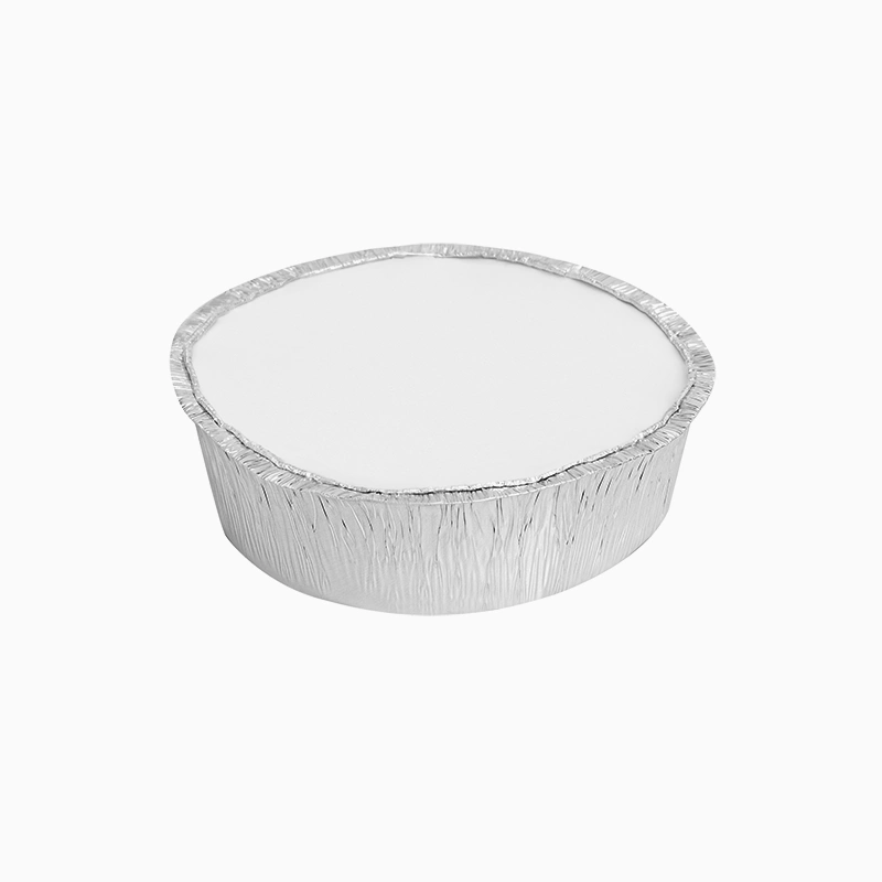 Bandeja de Aluminio 1700 cc con Tapa Redonda - Take Away