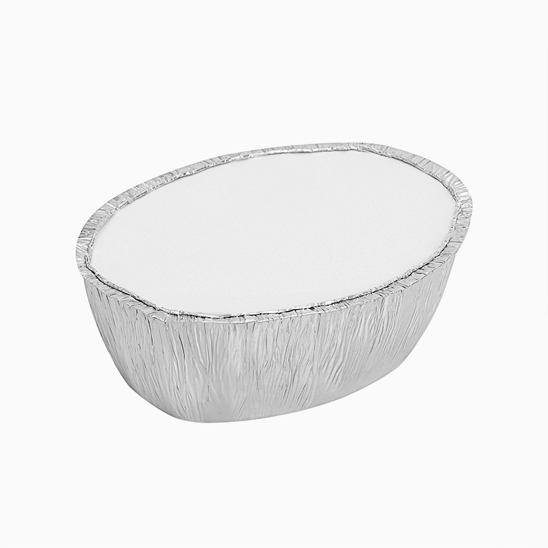 Bandeja de Aluminio  2600 cc con Tapa Ovalada - Take Away