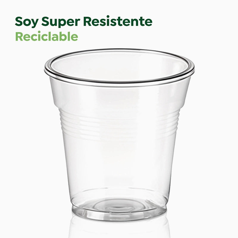 Vaso Irrompible Plástico PP Transparente 80cc 2400 uds