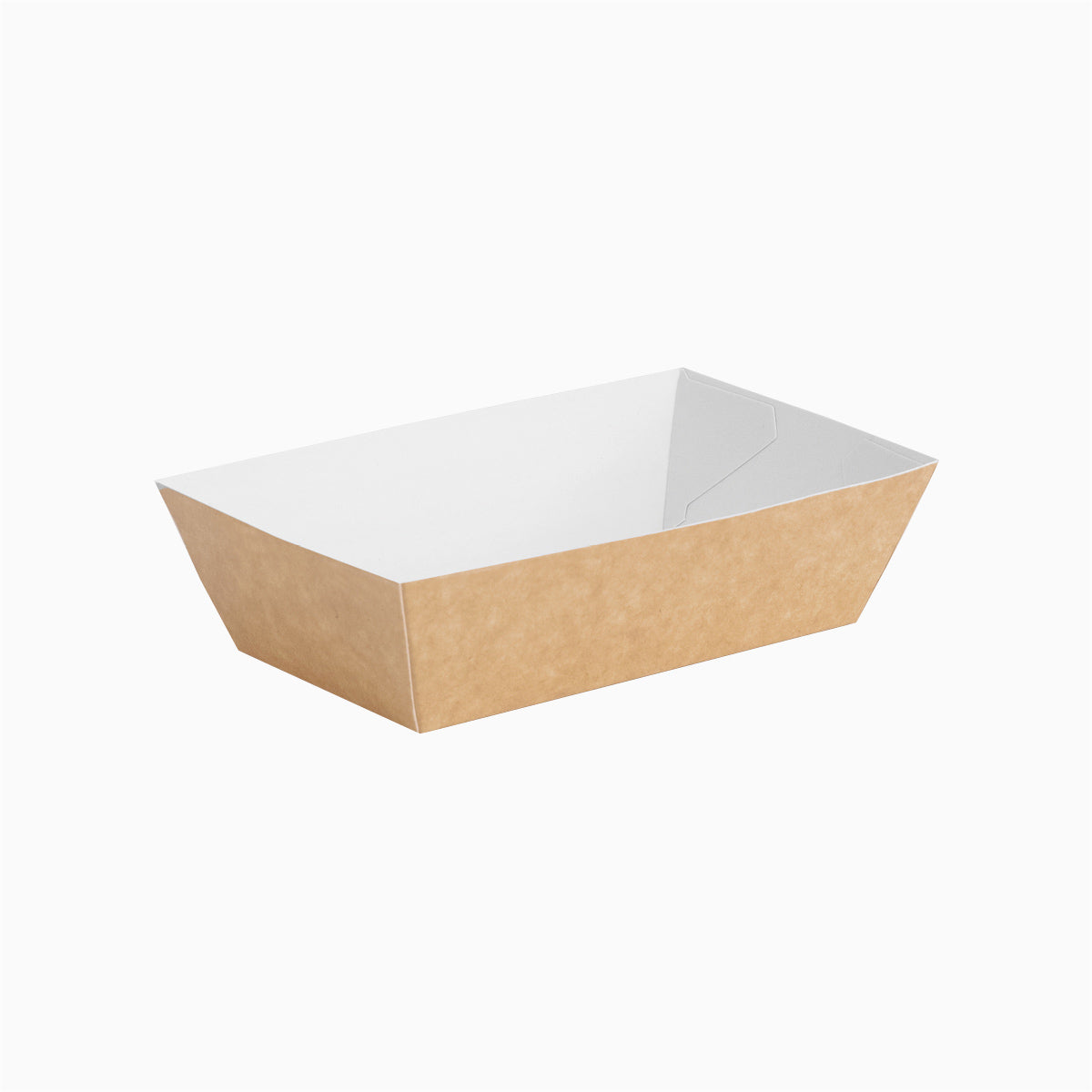 Barqueta Rectangular Cartón Kraft 11.5 x 7 x 4 cm - Take Away (1000 uds)