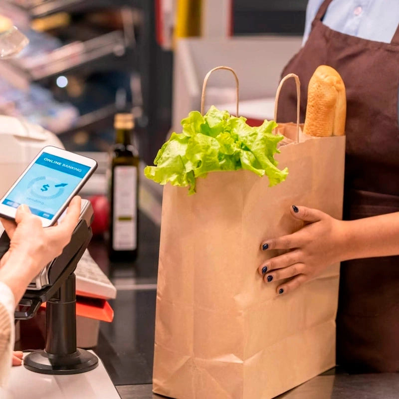 Bolsas De Papel Kraft Biodegradables Bolsa Papel Kraft X X Cm Con