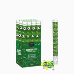 Set 12 Cañones Confeti Mediano 50 cm Fútbol (12 uds)