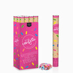 Set 12 Cañones Confeti 60 cm Papel Biodegradable Multicolor (12 uds)