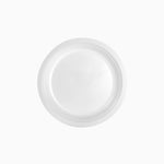 Plato Plástico Reutilizable PS Llano Redondo Postre Premium Ø 17 cm Blanco (20 uds)