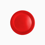 Plato Plástico Reutilizable PS Llano Redondo Postre Premium Ø 17 cm Rojo (480 uds)