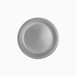 Plato Plástico Reutilizable PS Llano Redondo Postre Premium Ø 17 cm Plata (20 uds)