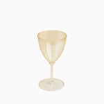 Copa Vino Plástico PS Reutilizable 160 cc Oro (1 ud)