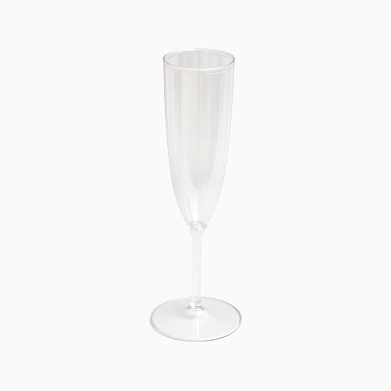 Copa Champagne Plástico PS Reutilizable 140 cc Transparente (36 uds)