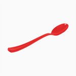 Cuchara Plástico PS Reutilizable Premium 17.5 cm Rojo (576 uds)