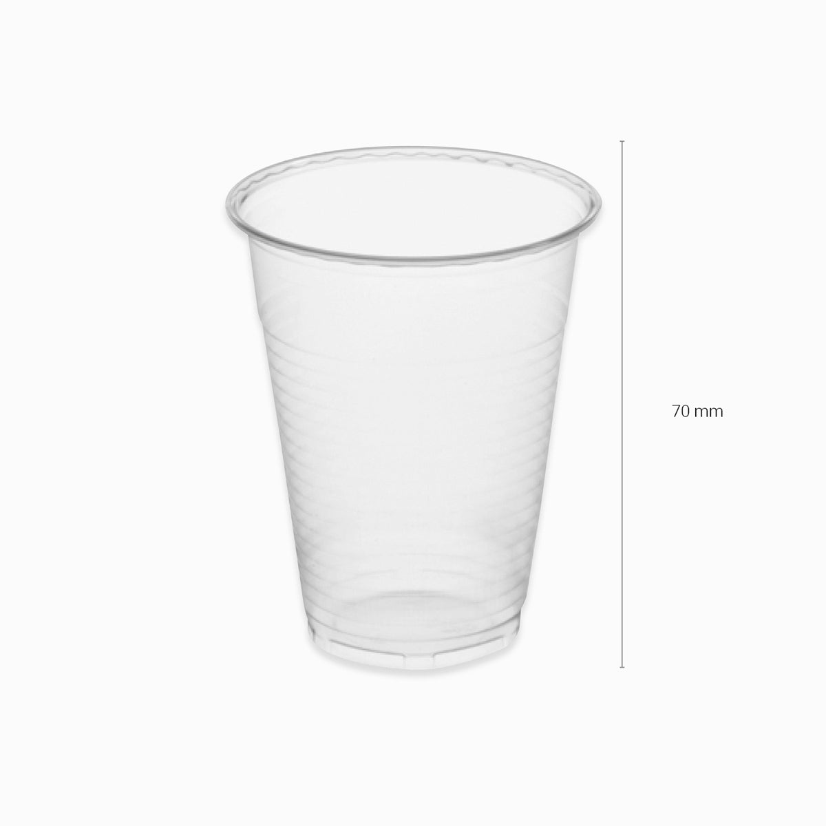 Vaso Irrompible Plástico PP Transparente 220cc 2700 uds