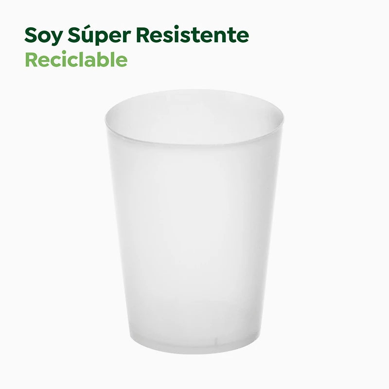 Vaso Sidra Plástico PP 600 cc Transparente (20 uds)