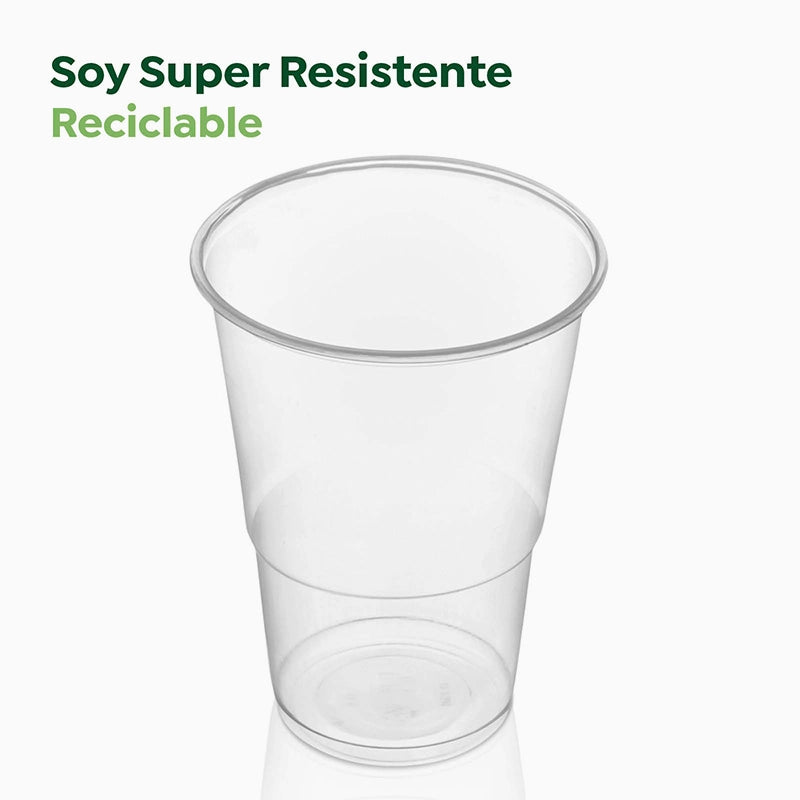 Vaso Irrompible Plástico PP Transparente 200cc 100 uds