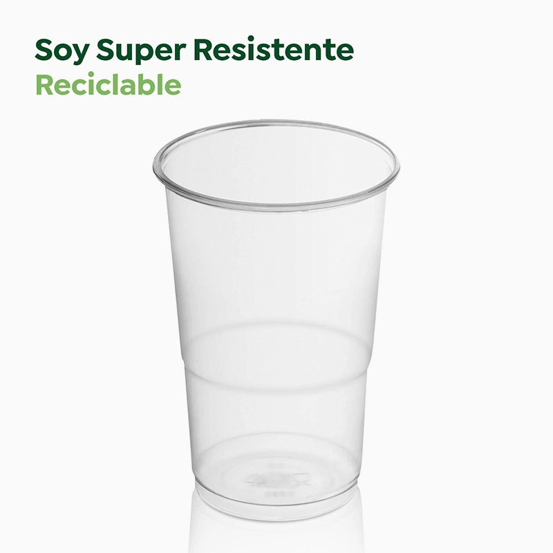 Vaso Irrompible Plástico PP Transparente 300cc 50 uds