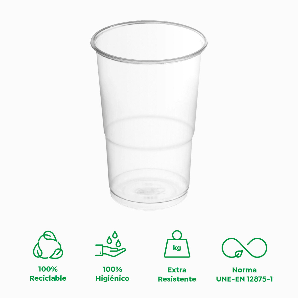 Vaso Irrompible Transparente 300cc