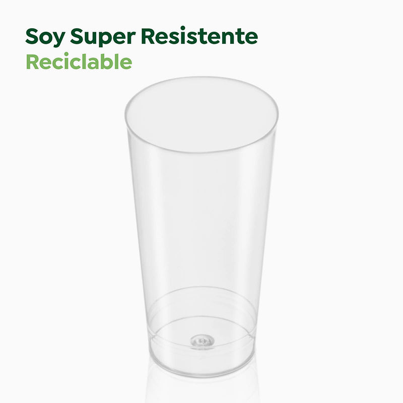 Vaso Catavino Plástico PS Transparente 100cc 100 uds