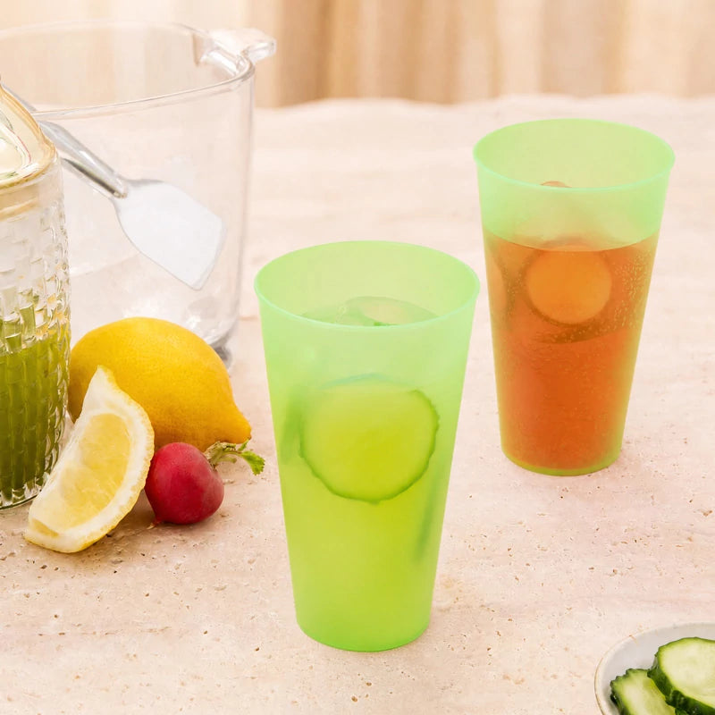 Vaso Cocktail Plástico PP Reutilizable 480 cc Verde