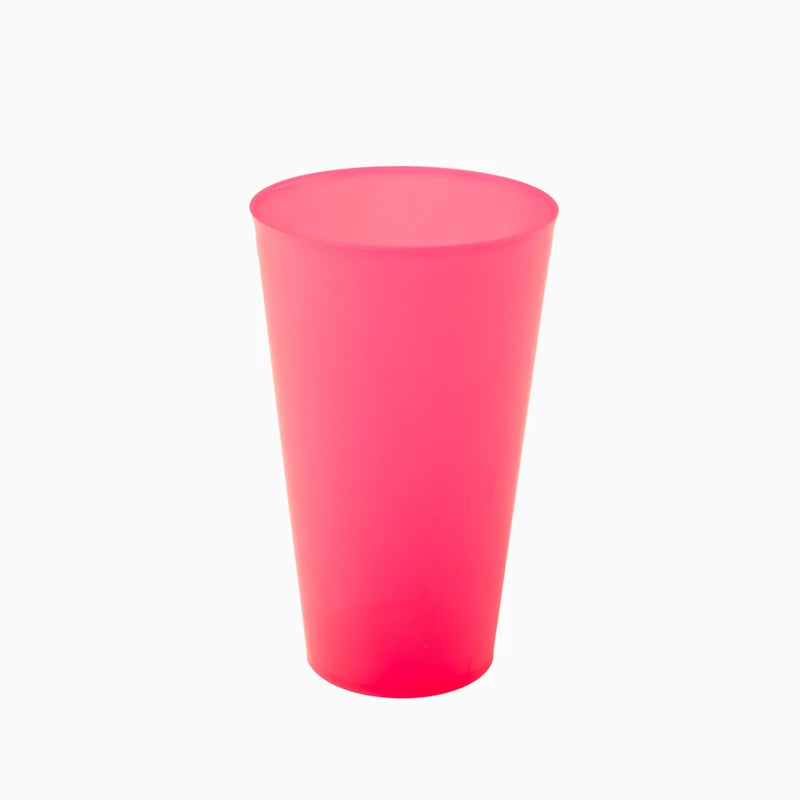 Vaso Cocktail Plástico PP Reutilizable 480 cc Rosa