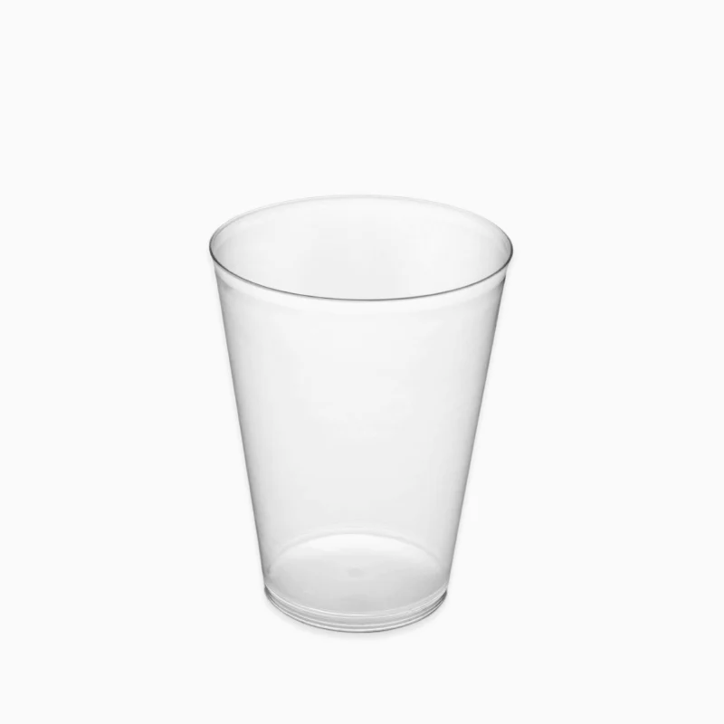 Vaso Cubata Ancho Plástico Reutilizable PP Transparente 480cc 120 uds