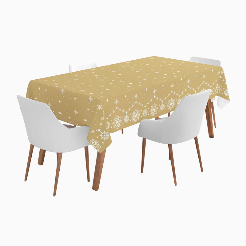 Rollo Mantel Papel Navidad 1.20 x 5 m Copo de Nieve Oro (1 ud)