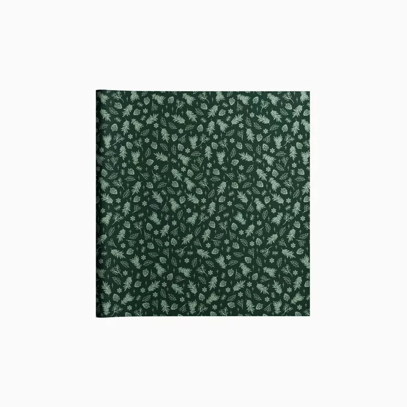 Rollo Mantel Papel Navidad 1.20 x 5 m Flor de Pascua Verde (25 uds)