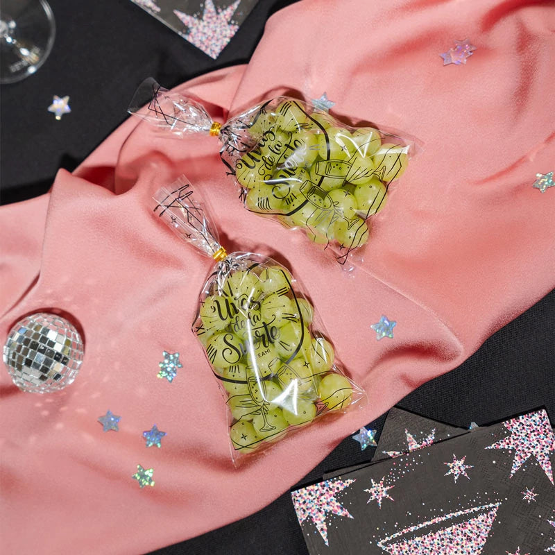 Bolsa Uvas de la Suerte Estrellas de Nochevieja (10 uds)