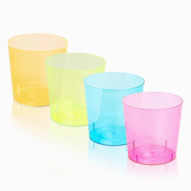 Vaso Mojito Plástico PS Reutilizable 330cc de Colores 10 uds