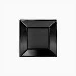 Plato Hondo Cuadrado Plástico PS Reutilizable Premium 17 x 17 cm Negro (288 uds)