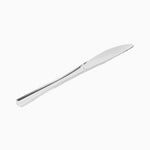 Cuchillo Plástico Reutilizable 20 cm Metalizado Plata 50 Uds
