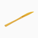Cuchillo Plástico PS Reutilizable Premium 20 cm Oro (576 uds)