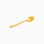 Cucharita Postre Premium Plástico Reutilizable PS 12,5 cm Oro (576 uds)