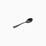Cucharita Mini Plástico PS Reutilizable Premium 10.7 cm Negro (2400 uds)