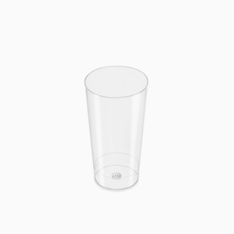 Vaso Plástico Cónico Finger Food 100 cc Transparente (10 uds)
