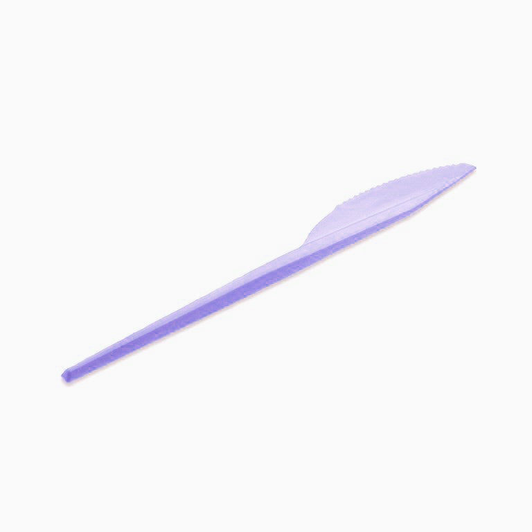 Cuchillo Plástico Reutilizable 16.5 cm Lavanda (540 uds)