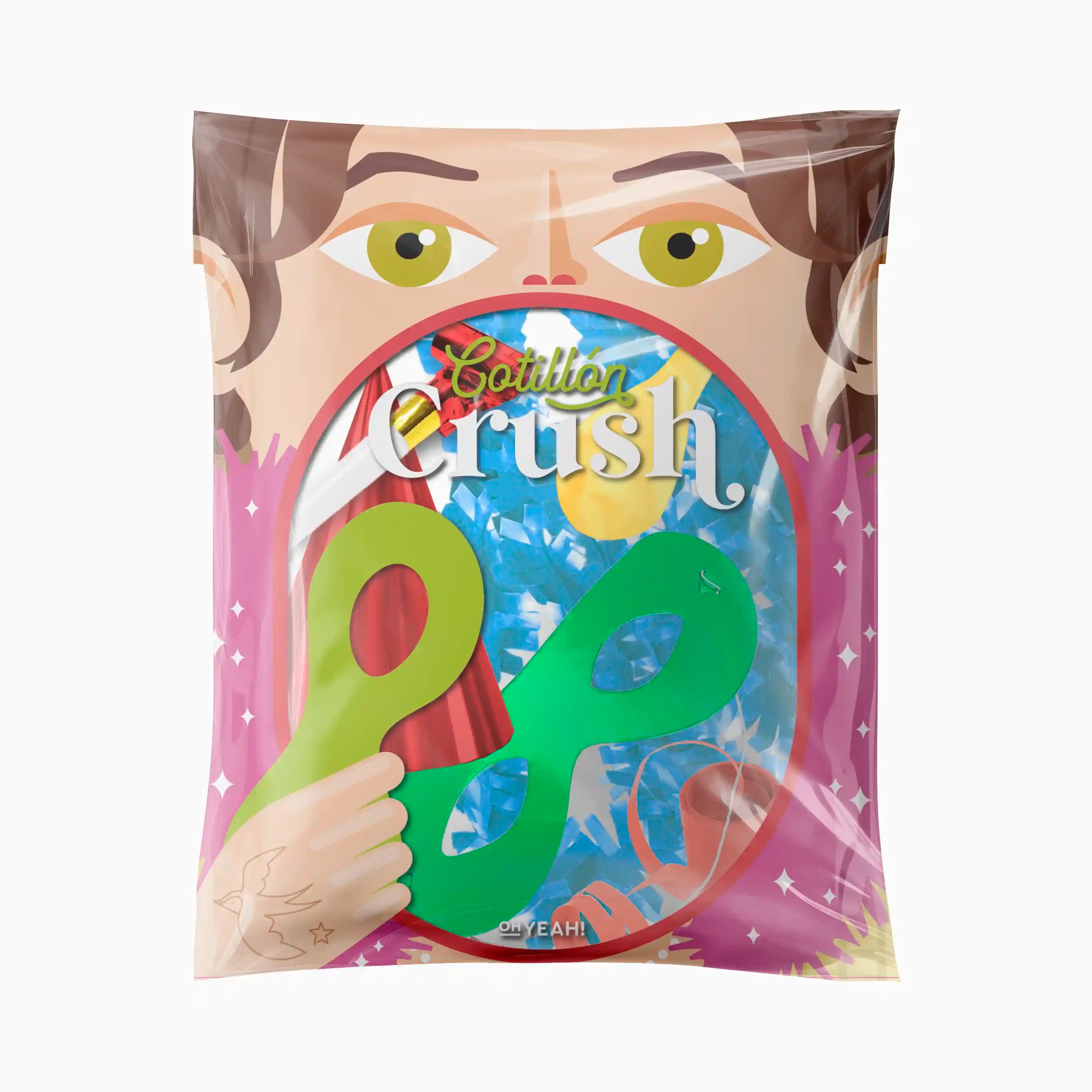 Bolsa de Cotillón Crush Nochevieja 6 Piezas (100 uds)