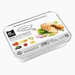Bandeja Aluminio Con Tapa Rectangular 31 x 21 x 5 cm